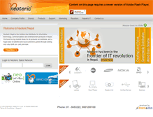 Tablet Screenshot of neoteric.com.np